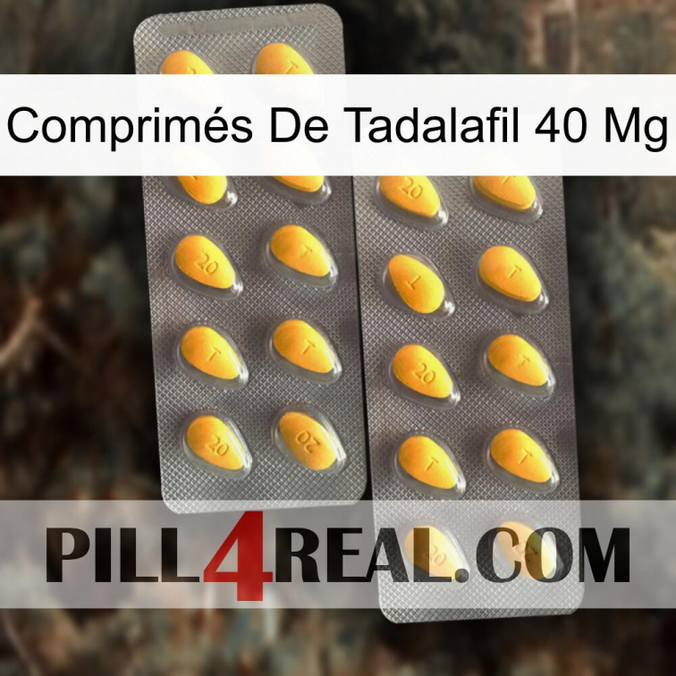 Comprimés De Tadalafil 40 Mg cialis2